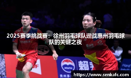 2025赛季挑战赛：徐州羽毛球队迎战惠州羽毛球队的关键之夜